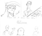 Sketch Deadlocked Syndrome cut panels