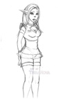 Sketch first Cienna art
