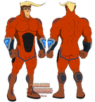 Ref Sheet - Ace Hardlight (battle suit)