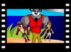 Kid Crunch and Tani fight