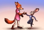 Commission - Nick and Judy dance