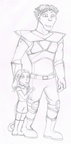 2009 Sketch Jake and Jenna
