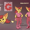 Commission - Summer ref sheet work outfit