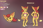 Commission - Summer ref sheet underwear