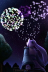 Commission - Watching Fireworks