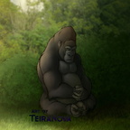 Commission - A Very Quiet Gorrilla