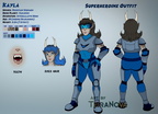 Commission - Verpardi Kayla (superheroine outfit)