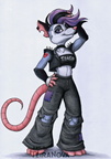 Art Fight - Peony Possum (for Lychee Milk)