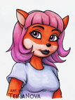 Art Fight - Franchesca Bandicoot (for FrancianeWV)