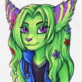 Art Fight - Flowers the Lombax (for PurpleNightmaren)