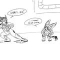 Cienna and Querel "We Lost Them- AND Ace?" by Hollowsprite