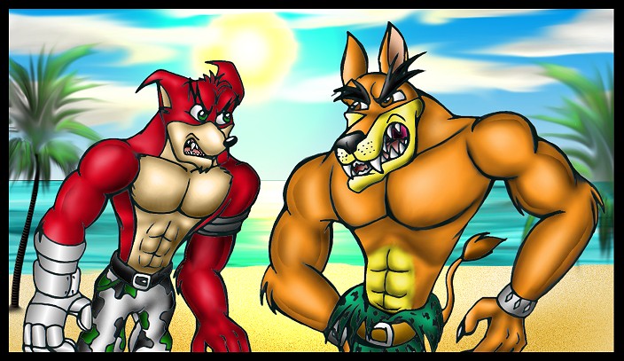 Tiny and Crunch meet.jpg