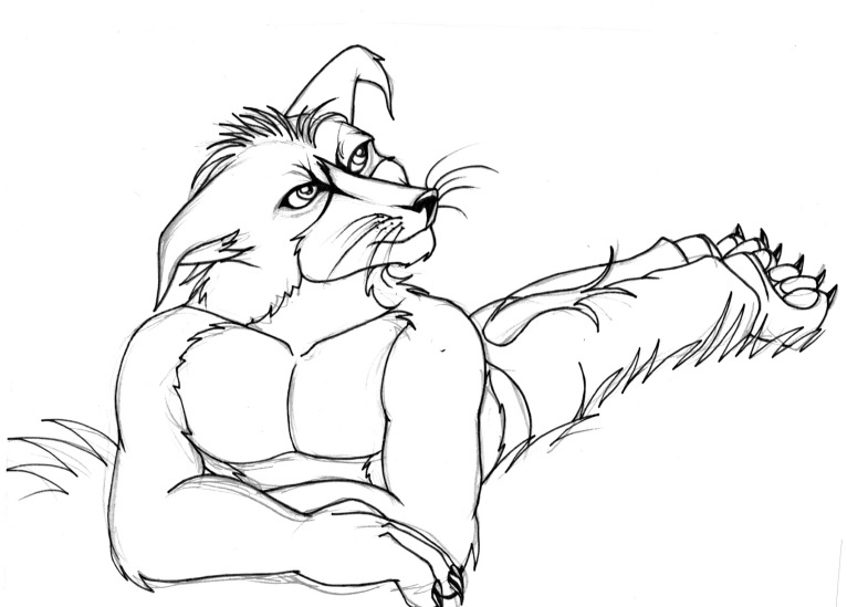 Lineart Feitorn resting.jpg